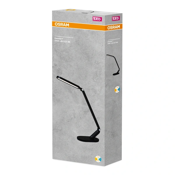 Osram fekete 10W CCT asztali lámpa