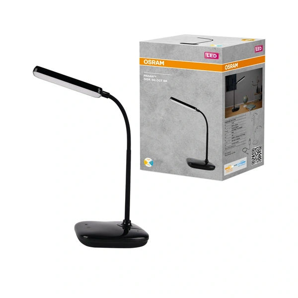 Osram fekete sq.12W CCT asztali lámpa