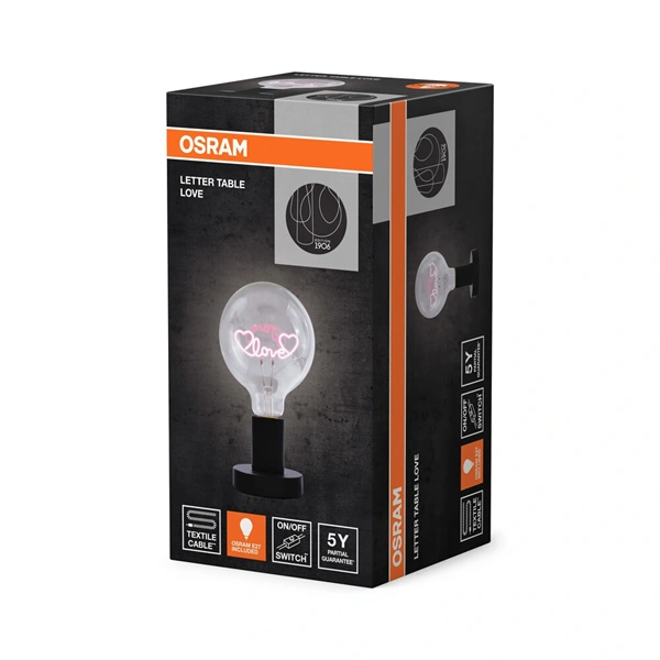 Osram "love" dekor letter led lámpa