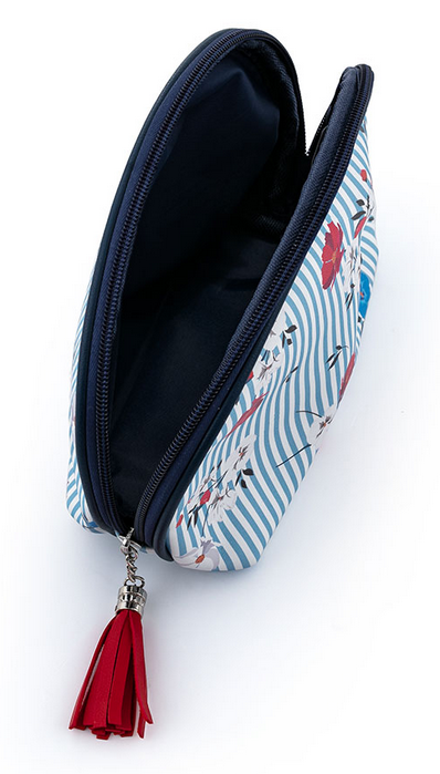Oxybag Navy Flowers Plus kozmetikai táska