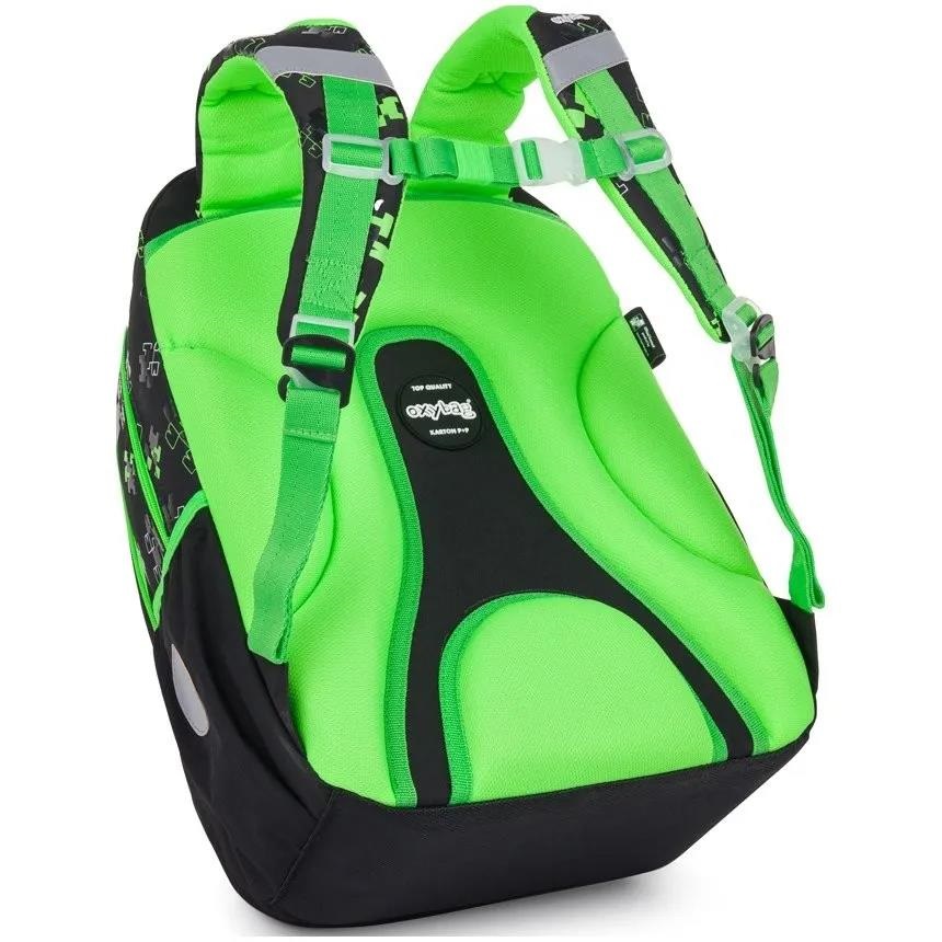 Oxybag Next Green Cube hátizsák