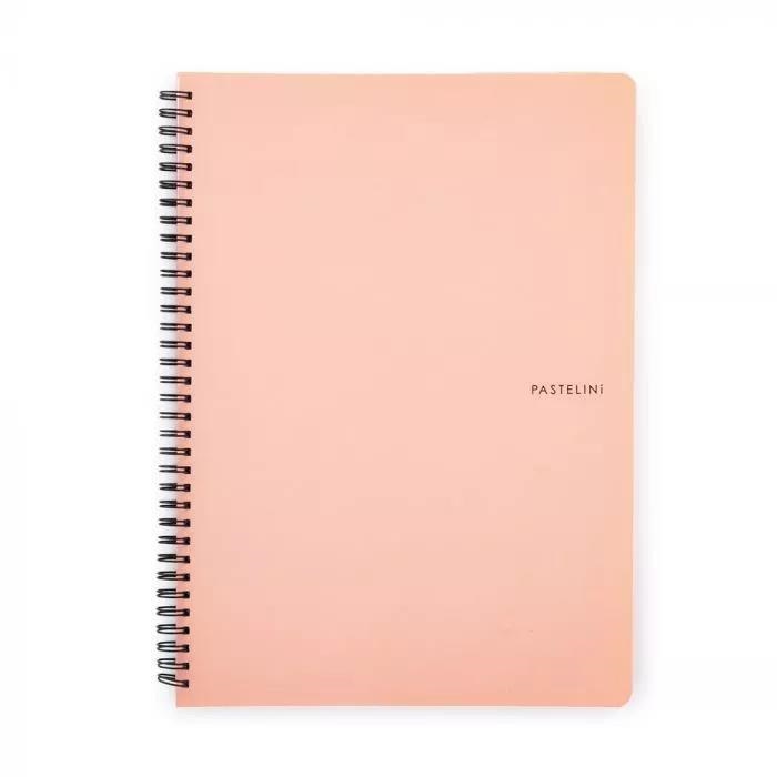Oxybag Pastelini Apricot A4 60 lapos vonalas spirálfüzet