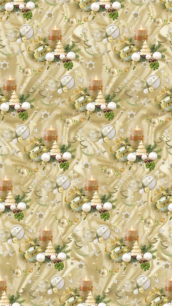 IRIS Karácsonyi tekercses csomagolópapír,  200x70cm, különböző mintákkal, 60g/m2