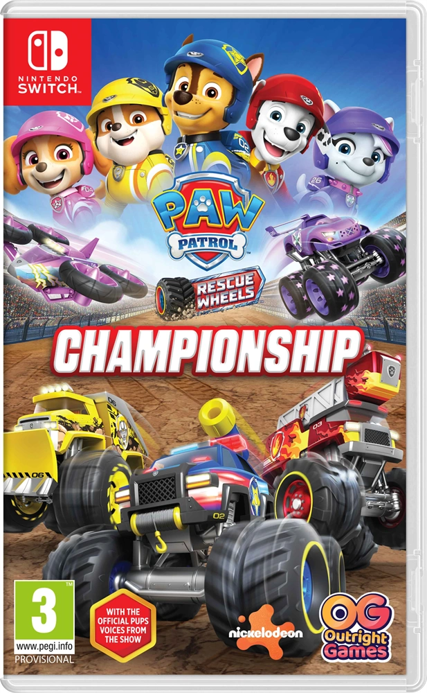 PAW Patrol Rescue Wheels: Championship Nintendo Switch játékszoftver