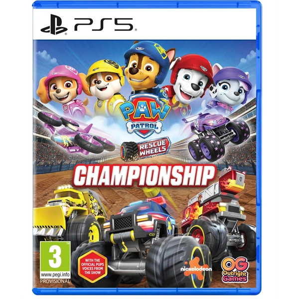 PAW Patrol Rescue Wheels: Championship PS5 játékszoftver