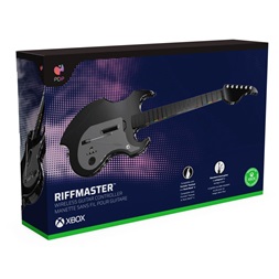 PDP 049-034-BK Riffmaster Xbox Series X|S/Xbox One/PC fekete vezeték nélküli gitár vezérlő (Újracsomagolt)