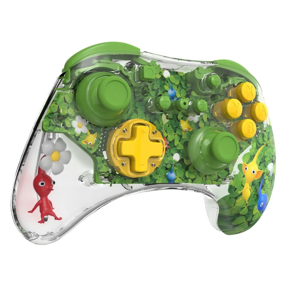 PDP 500-234-PIK REALMz Nintendo Switch/Switch 2 vezeték nélküli LED Pikmin Clover Patch kontroller