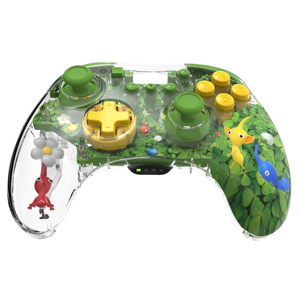 PDP 500-234-PIK REALMz Nintendo Switch/Switch 2 vezeték nélküli LED Pikmin Clover Patch kontroller