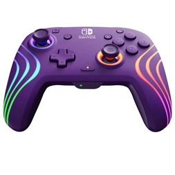PDP 500-252-PR Afterglow Wave Nintendo Switch vezeték nélküli lila kontroller (D)