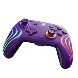 PDP 500-252-PR Afterglow Wave Nintendo Switch vezeték nélküli lila kontroller (D)
