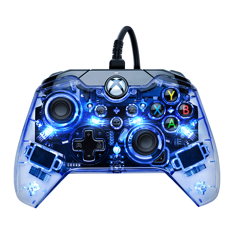 PDP 049-005-EU Afterglow Prismatic Xbox Series X/Xbox One vezetékes átlátszó kontroller