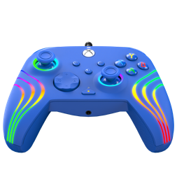 PDP 049-024-BL Afterglow Wave Xbox Series X|S/Xbox One/PC RGB LED kék vezetékes kontroller