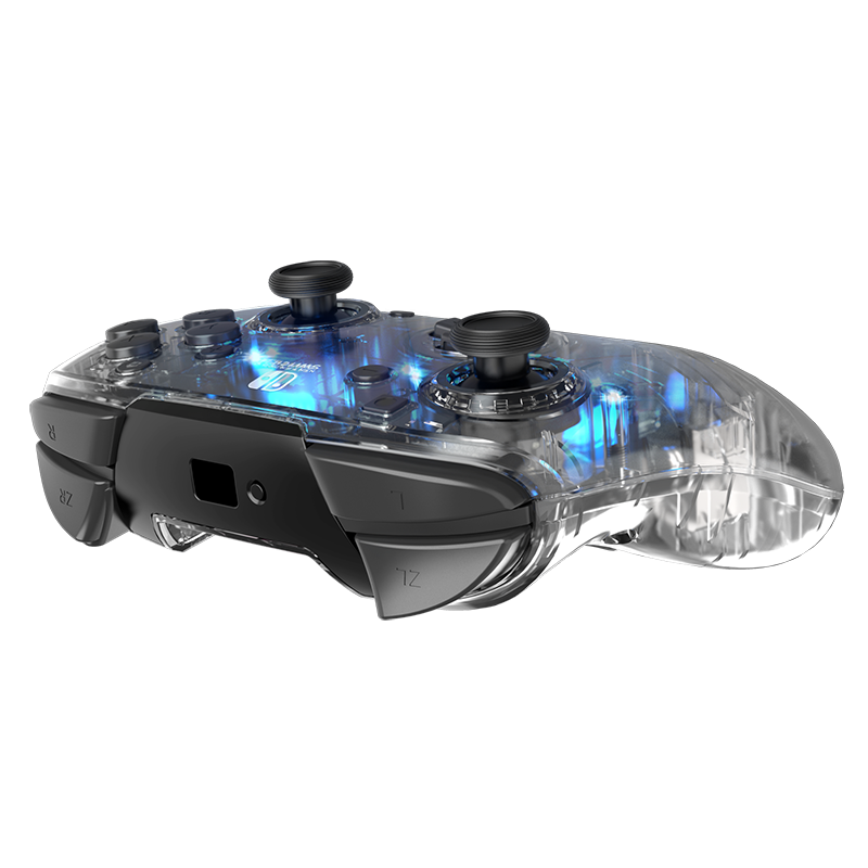 PDP 500-137-EU Afterglow Wireless Deluxe+ Audio Nintendo Switch/Switch 2 vezeték nélküli átlátszó kontroller