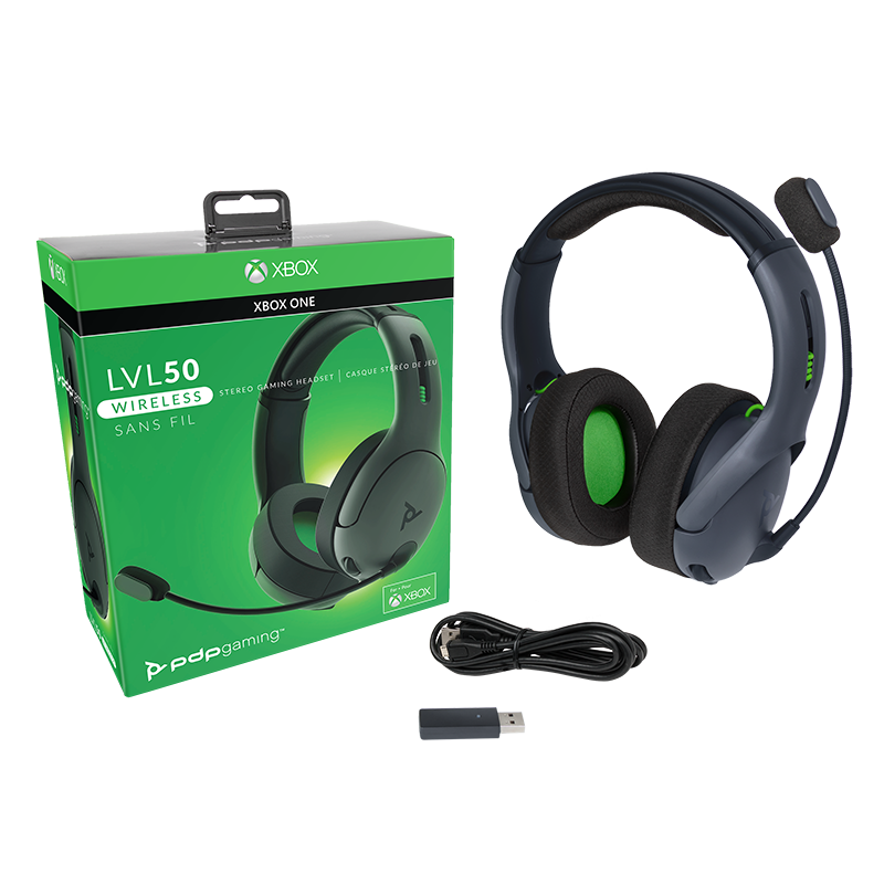 PDP 048-025-EU-BK LVL 50 Xbox Series X|S, Xbox One Vezeték Nélküli Sztereó Fekete headset