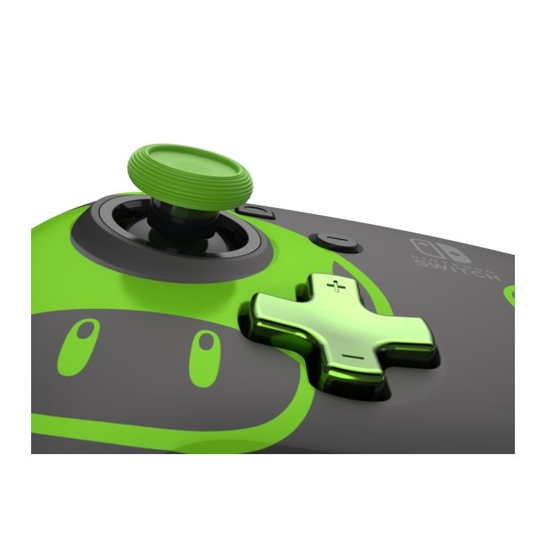 PDP 500-134-GID Rematch 1Up Glow In The Dark Nintendo Switch/OLED/Switch 2 vezetékes kontroller
