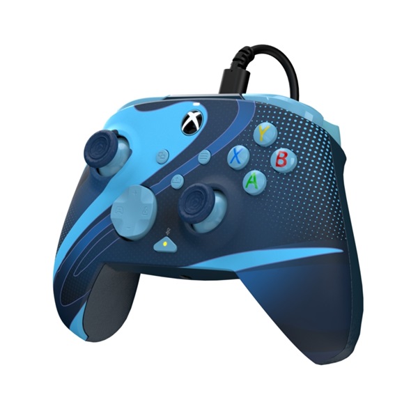 PDP 049-023-BLTD Rematch Glow Adevanced Xbox Series X|S/Xbox One/PC vezetékes Blue Tide Glow in the Dark kontroller