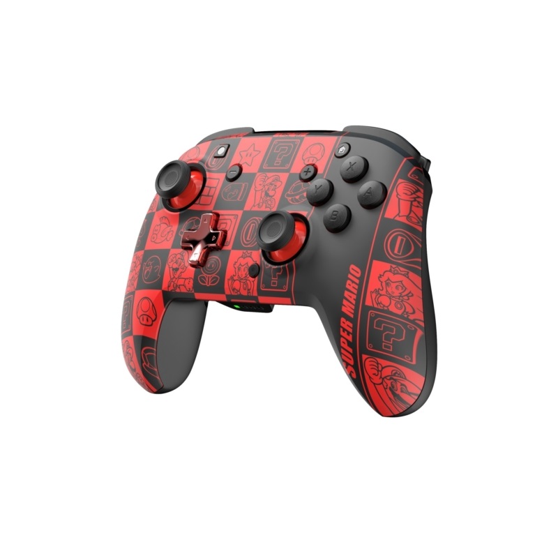PDP 500-202-SPIG Rematch Glow Nintendo Switch/OLED/Switch 2 vezeték nélküli Super Icons Glow in the Dark kontroller