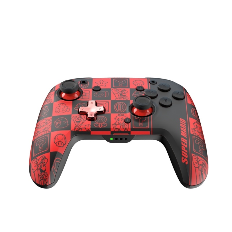 PDP 500-202-SPIG Rematch Glow Nintendo Switch/OLED/Switch 2 vezeték nélküli Super Icons Glow in the Dark kontroller