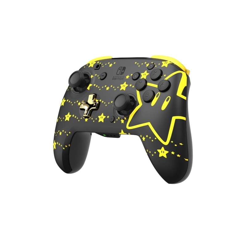 PDP 500-202-STGD Rematch Glow Nintendo Switch/OLED/Switch 2 vezeték nélküli Super Stars Glow in the Dark kontroller