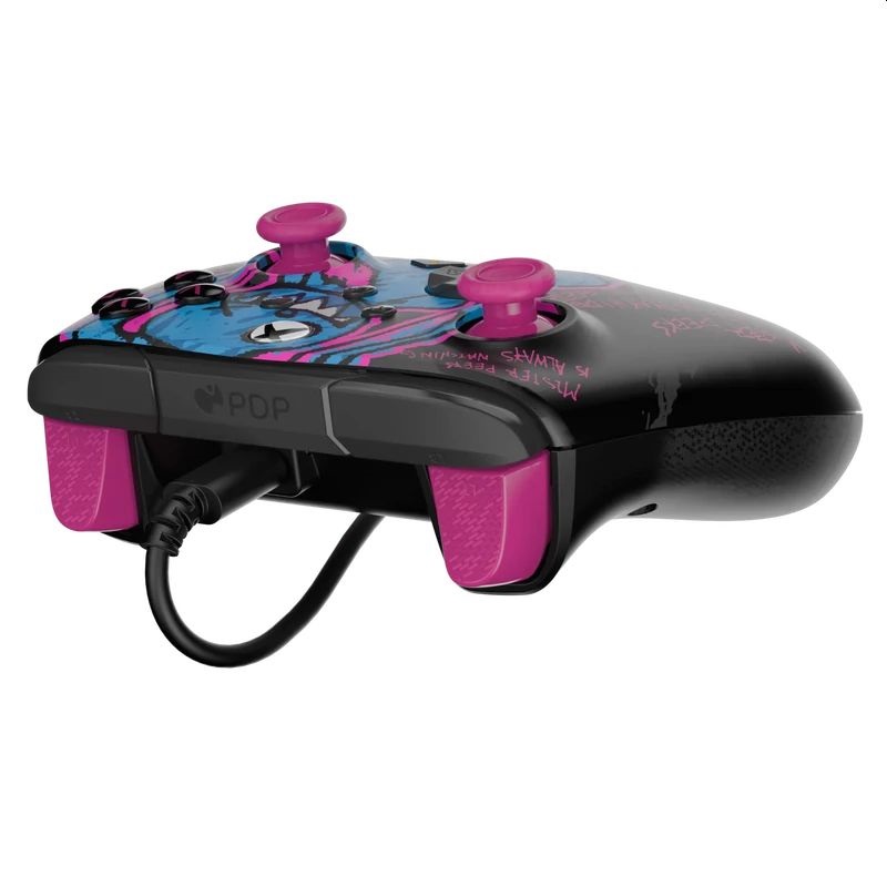 PDP 049-023-CDMP Rematch Glow Xbox One/Series X|S/PC vezetékes Call of Duty: Mister Peeks Glow in the Dark kontroller