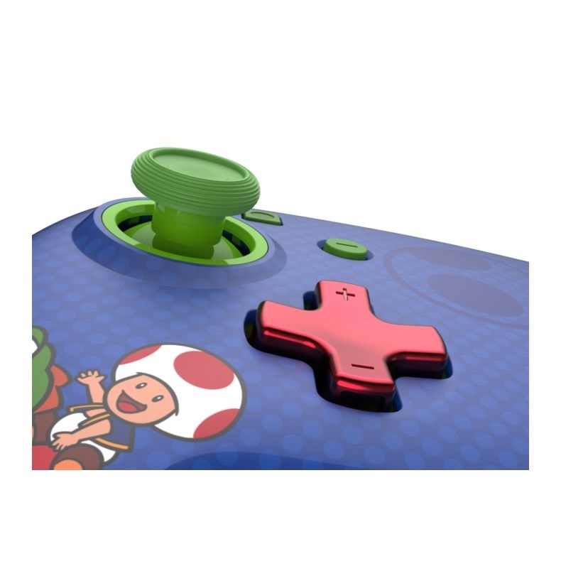 PDP 500-134-YOSHI Rematch Mario & Yoshi Nintendo Switch/OLED/Switch 2 vezetékes indigókék kontroller