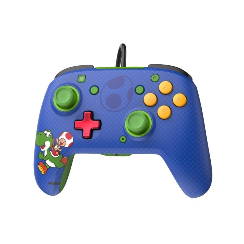 PDP 500-134-YOSHI Rematch Mario & Yoshi Nintendo Switch/OLED/Switch 2 vezetékes indigókék kontroller