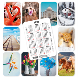 PD 2026 7x10 cm 10 féle képes álló kártyanaptár