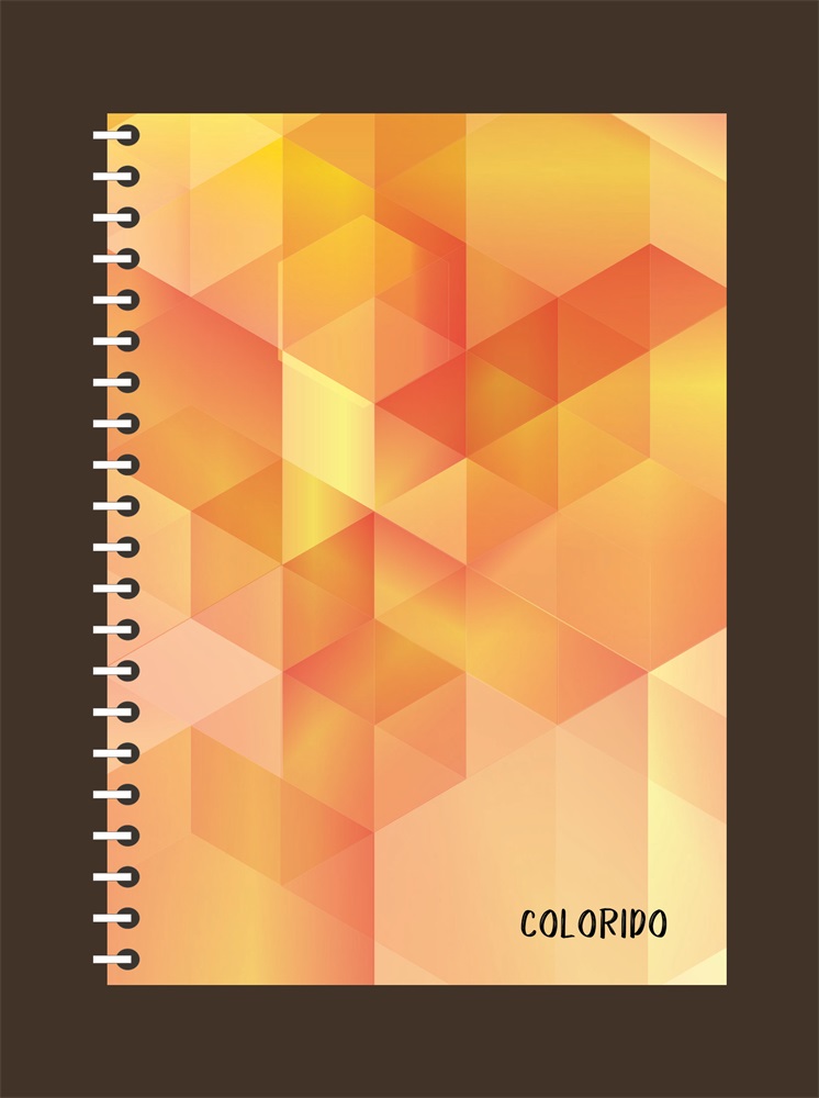 PD Colorido A4, 200 lap, osztott spirálfüzet