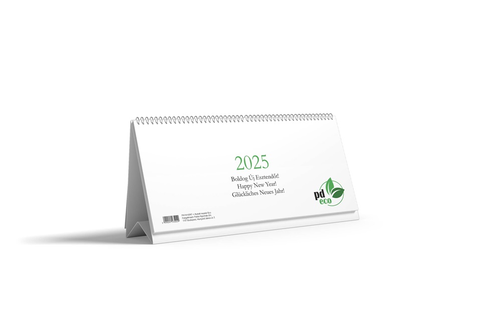 PD Eco 2025 asztali naptár