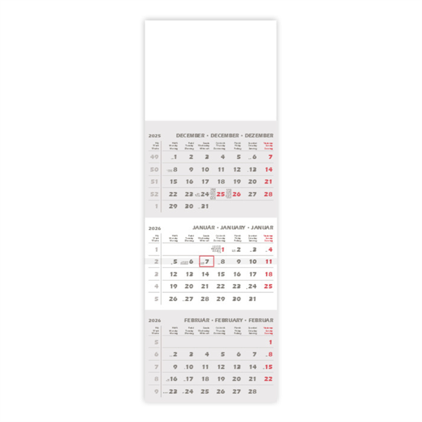 PD sima 2026 30x68 cm speditőrnaptár