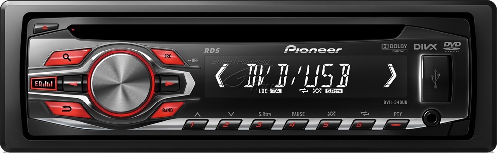 Pioneer DVH-340UB DVD autóhifi fejegység