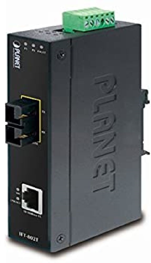 PLANET IFT-802TS15 SM 10/100Mbps (RJ45-SC) ipari média konverter