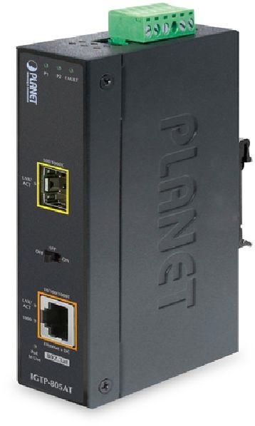 PLANET IGT-805AT GbE LAN (RJ45-SFP) ipari média konverter