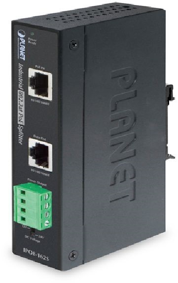 PLANET IPOE-162S GbE 24W ipari PoE splitter