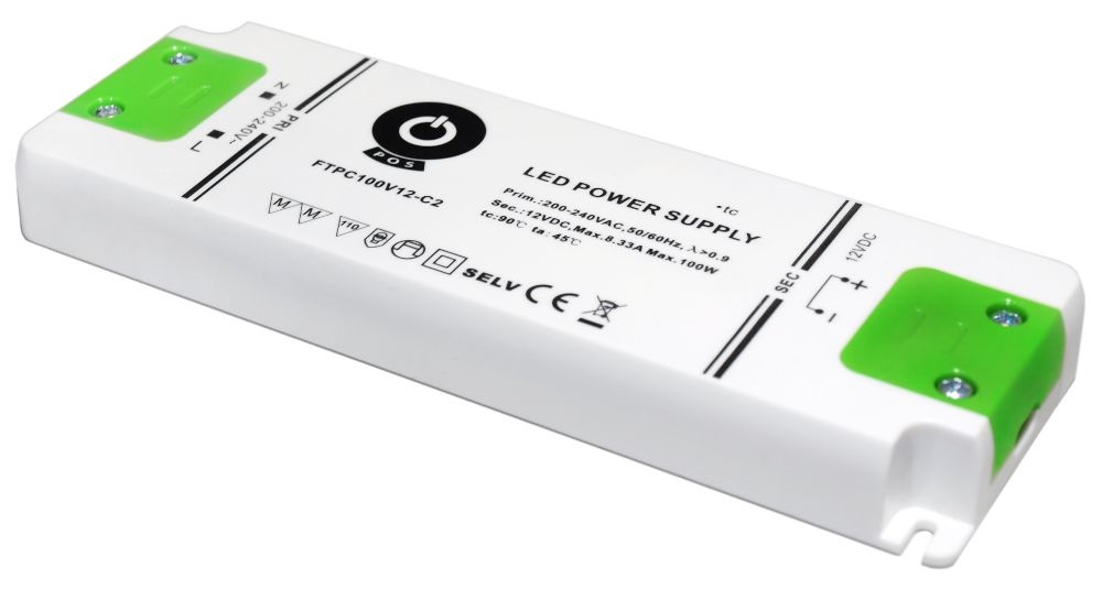POS POWER FTPC100V12-C2 12V/8.33A 100W IP20 LED tápegység