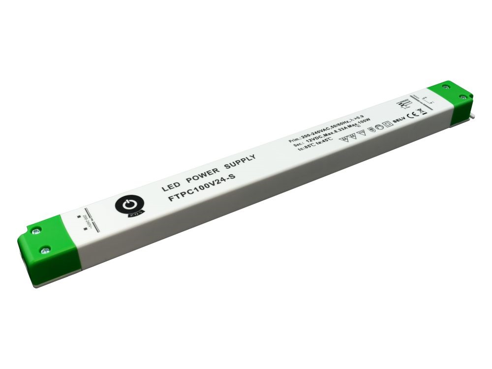 POS POWER FTPC100V24-S 24V/4.1A 100W IP20 vékony LED tápegység