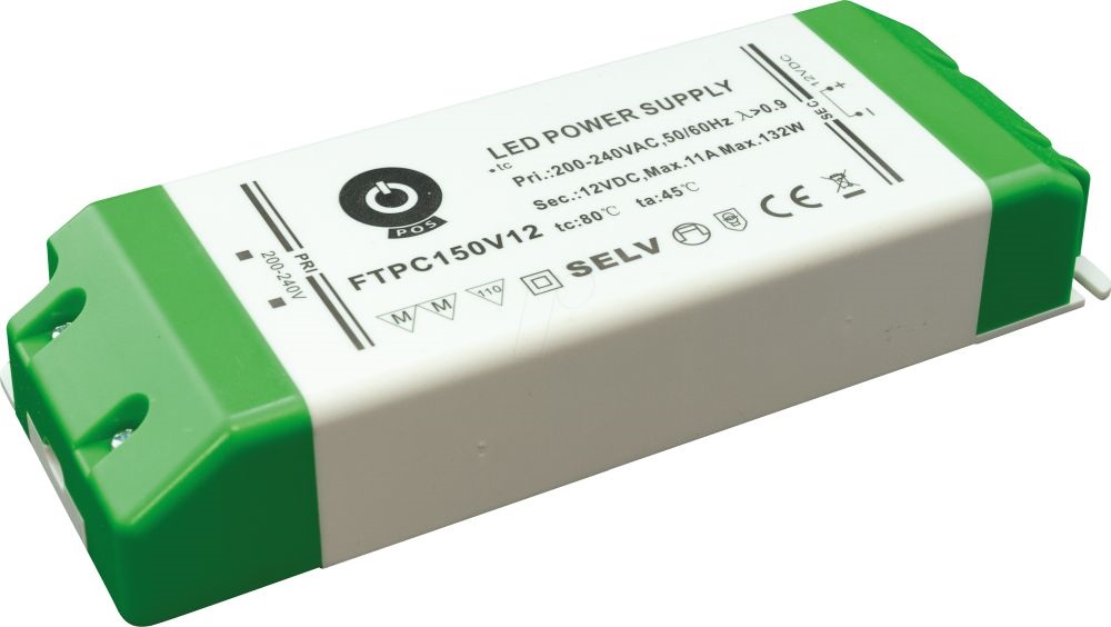 POS POWER FTPC150V12 12V/11A 132W IP20 LED tápegység