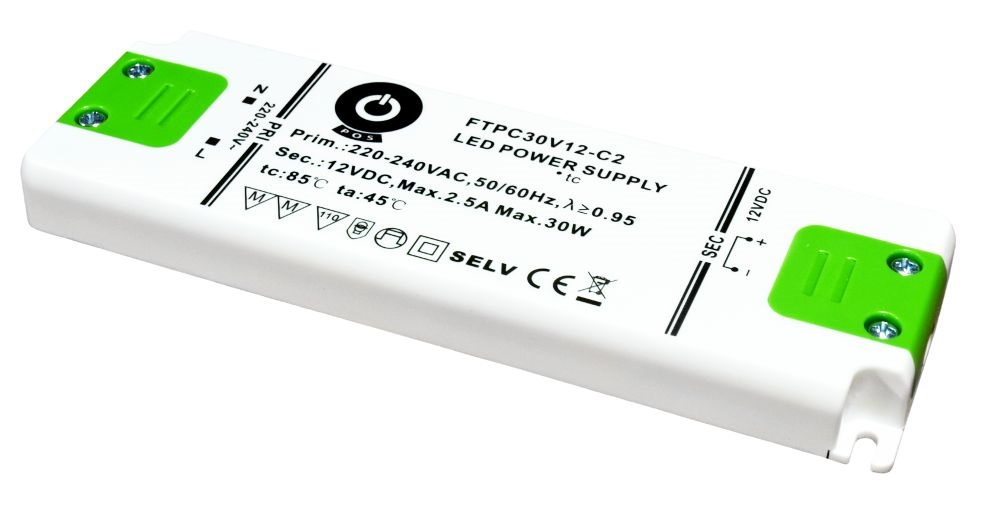 POS POWER FTPC30V12-C2 12V/2.5A 30W IP20 LED tápegység