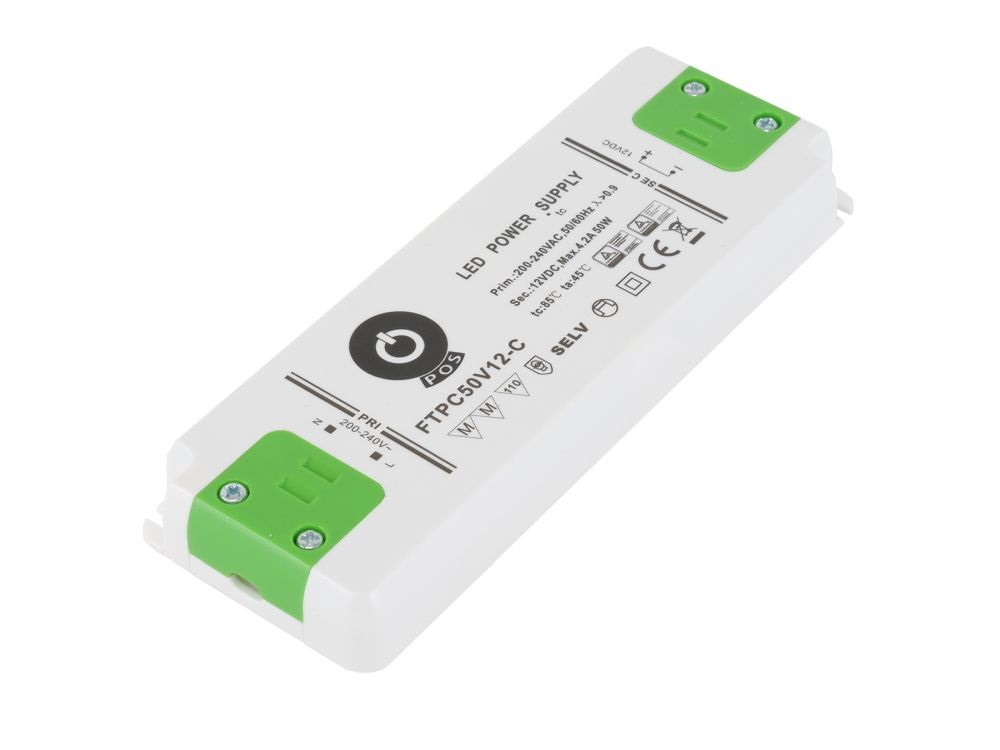 POS POWER FTPC50V12-C 12V/4.17A 50W IP20 LED tápegység