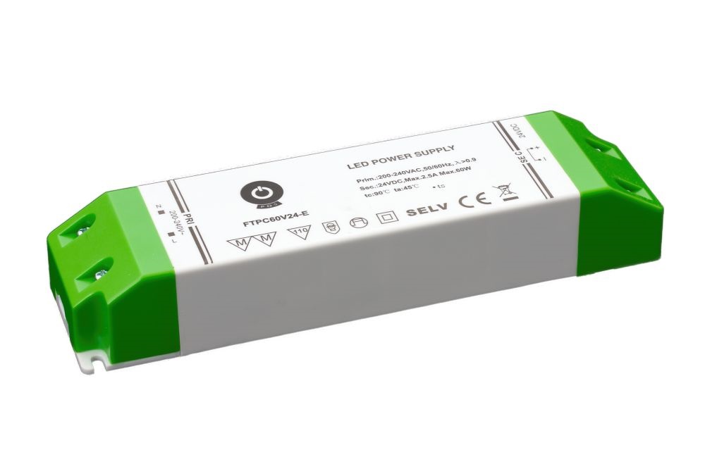 POS POWER FTPC60V24-E 24V/2.5A 60W IP20 gazdaságos LED tápegység