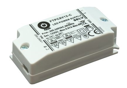 POS POWER FTPC8V12-C 12V/0.67A 8W IP20 LED tápegység
