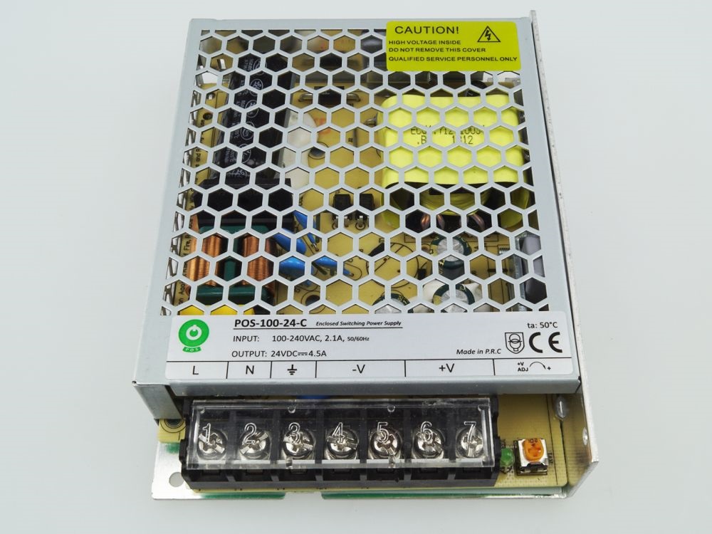 POS POWER POS-100-24-C 24V/4.5A 108W IP20 fém házas LED tápegység