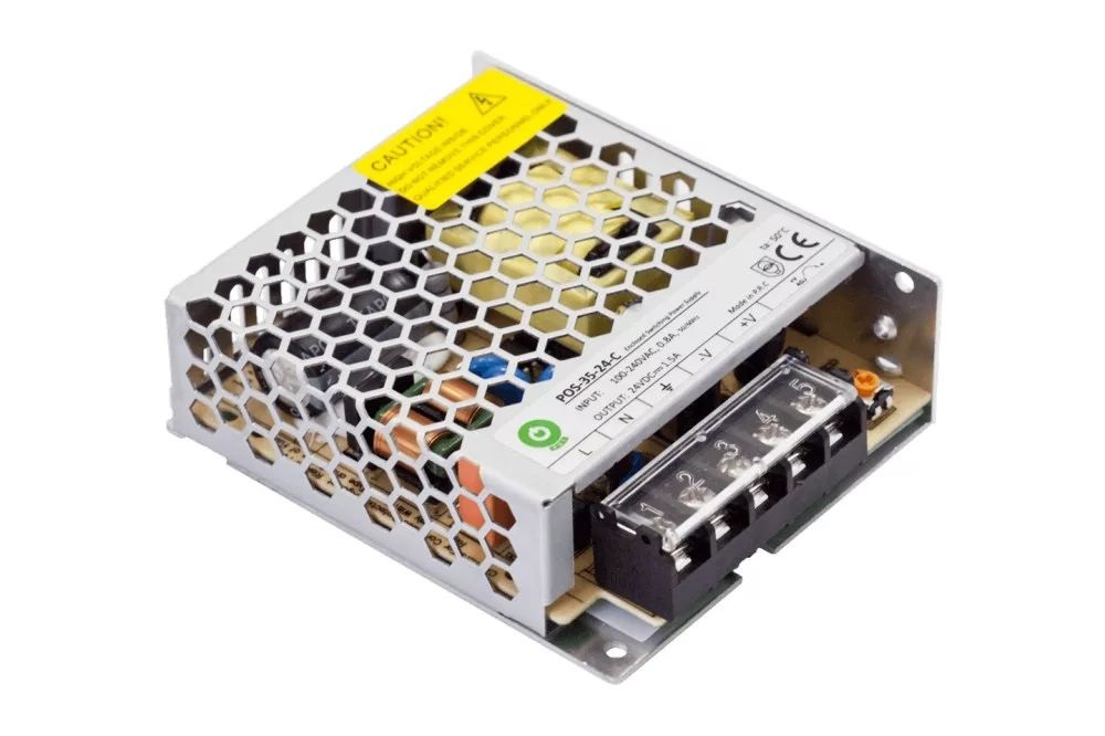 POS POWER POS-35-24-C 24V/1.5A 36W IP20 fém házas LED tápegység