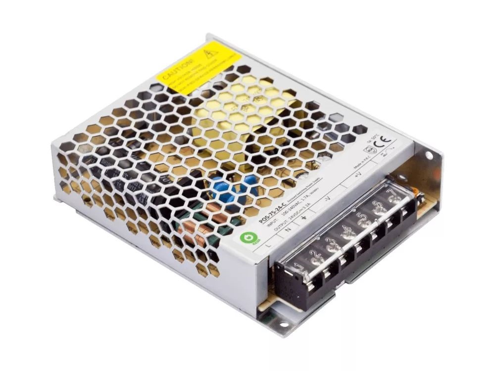 POS POWER POS-75-24-C 24V/3.2A 76,8W IP20 fém házas LED tápegység