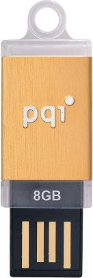 PQI 8GB USB2.0 (i810plus-Gold) Flash Drive