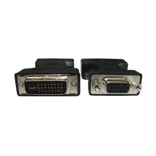Gembird DVI-A -> VGA M/F adapter fekete