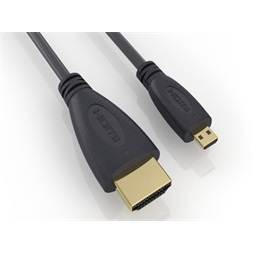 Gembird HDMI 2.0 -> HDMI micro D M/M video jelkábel 1.8m fekete