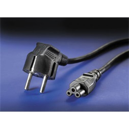 Gembird PC-186-ML12 1,8m C5 fekete tápkábel