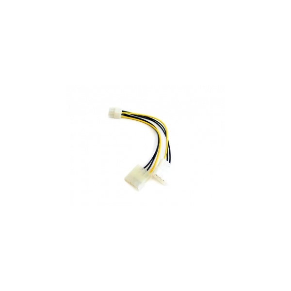 Gembird 2db Molex Power 4pin -> Power 6pin PCIe M/F adapter 0.15m