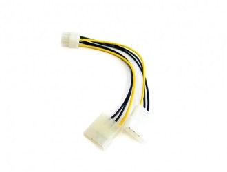 Gembird 2db Molex Power 4pin -> Power 6pin PCIe M/F adapter 0.15m